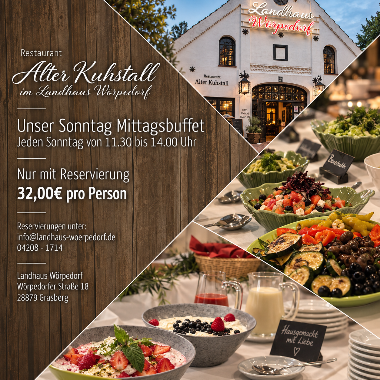 sonntags mittag buffet